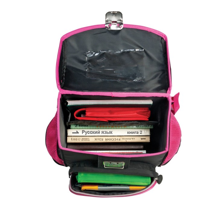 Ранец на замке 35х27х16см "Цветы", объем 20л