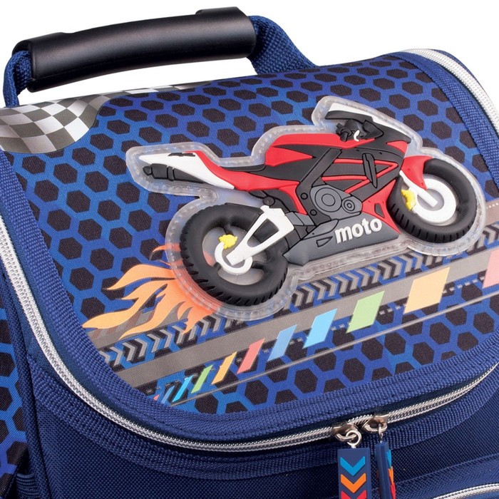 Ранец на замке 35х26х15см "Райдер", объем 18л