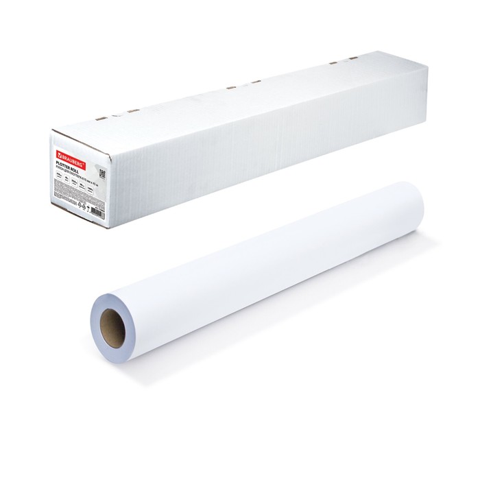 Рулон для плоттера 610мм*45м*втулка 50,8мм, 90г/м2, белизна CIE 146%