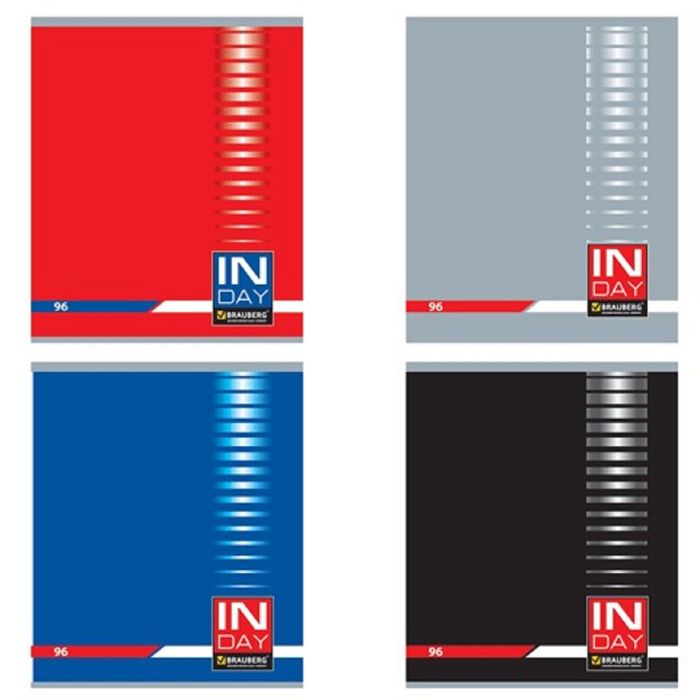 Тетрадь 96 листов клетка "Индей", обложка мелованный картон + лак, микс