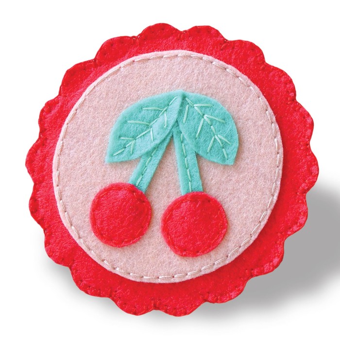 Набор фетра А4, 5 листов, 5 цветов, 210х297мм, самоклеящийся