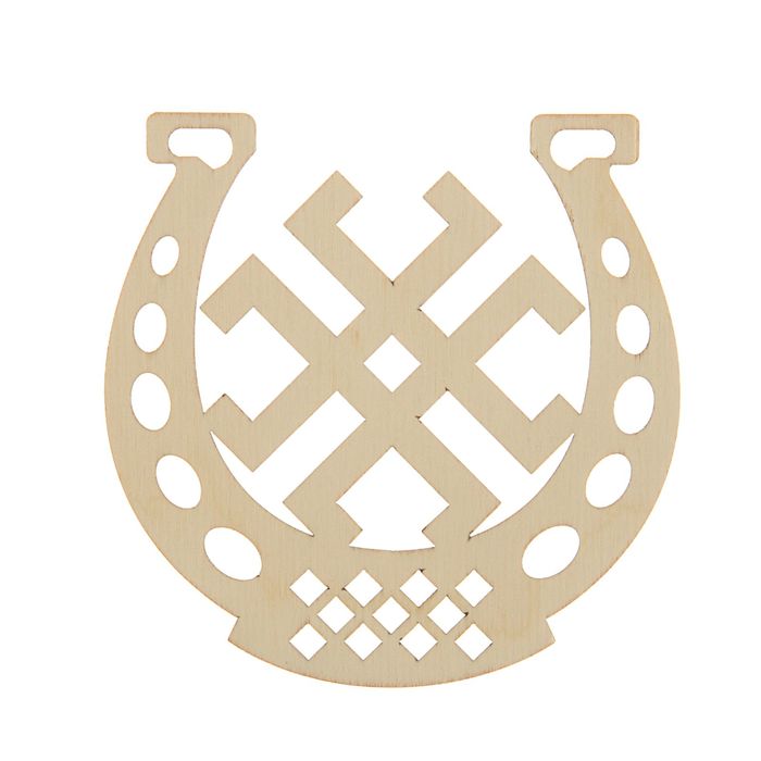 Оберег подкова "Хляби небесные" 10х10см