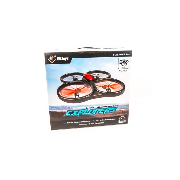Радиоуправляемый квадрокоптер WLTOYS V606G Mini UFO