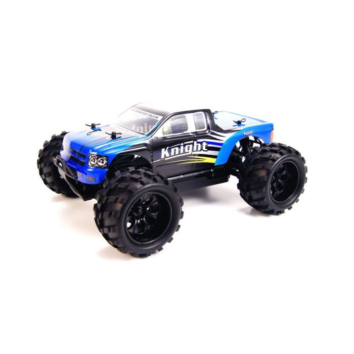 Радиоуправляемая модель с электродвигателем HSP Off-Road Monster, масштаб 1/18, цвет: синий