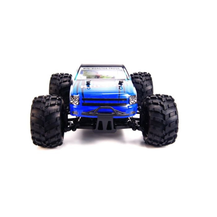 Радиоуправляемая модель с электродвигателем HSP Off-Road Monster, масштаб 1/18, цвет: синий