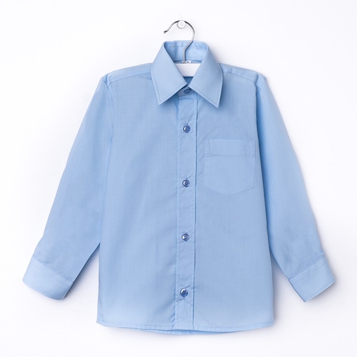 Сорочка для мальчика, рост 170-176 см (37), цвет светло-голубой 181В