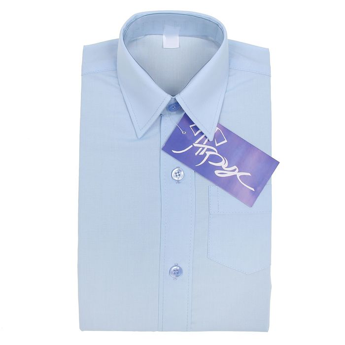 Сорочка для мальчика, рост 170-176 см (37), цвет светло-голубой 181В
