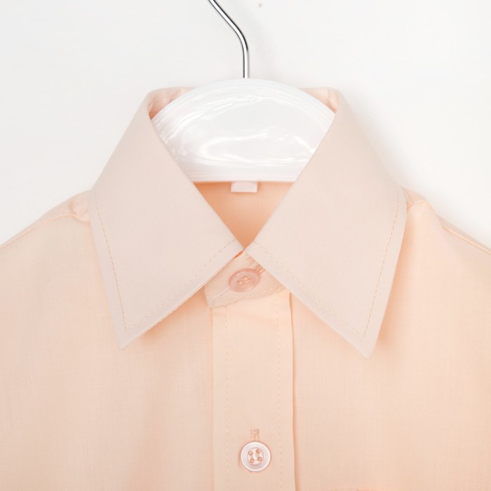 Сорочка для мальчика, рост 86 см (25), цвет персиковый 181_М