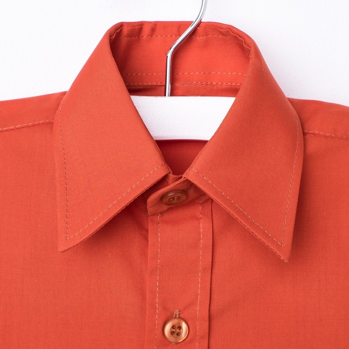Сорочка для мальчика, рост 146-152 см (33), цвет кирпич 181Б