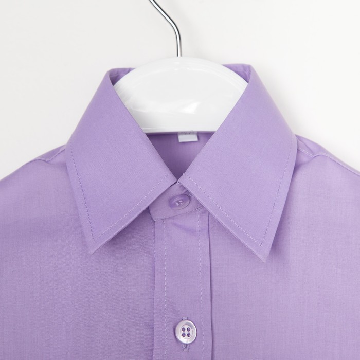 Сорочка для мальчика, рост 86 см (25), цвет сиреневый 181_М