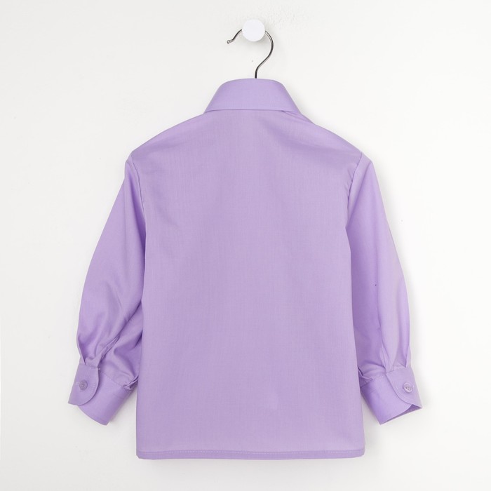 Сорочка для мальчика, рост 86 см (25), цвет сиреневый 181_М