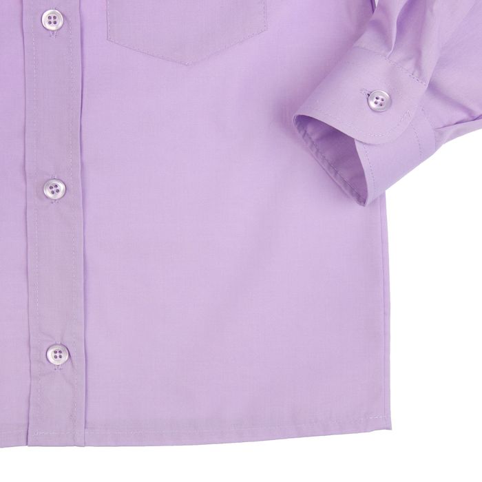 Сорочка для мальчика, рост 86 см (25), цвет сиреневый 181_М