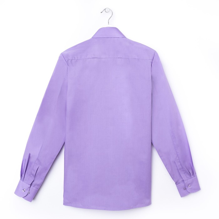 Сорочка для мальчика, рост 170-176 см (38), цвет сиреневый 181В