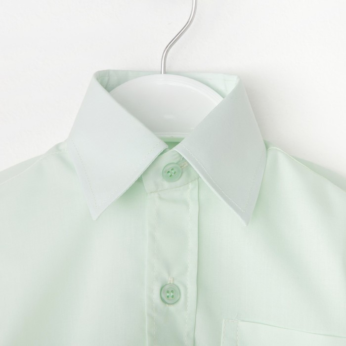 Сорочка для мальчика, рост 86 см (25), цвет салатовый 181_М