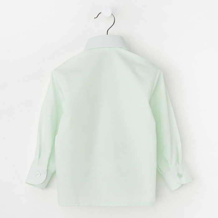 Сорочка для мальчика, рост 86 см (25), цвет салатовый 181_М