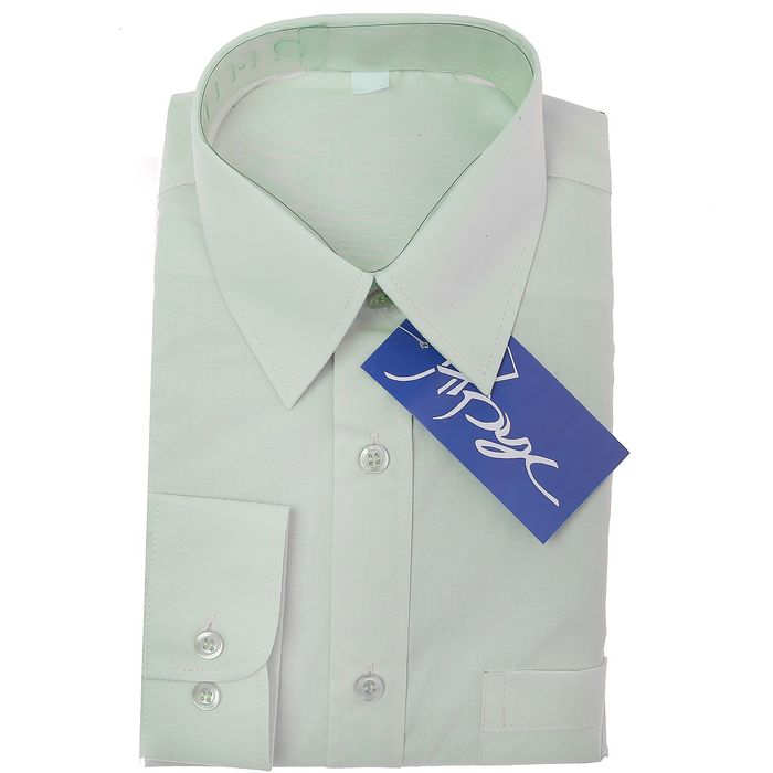 Сорочка для мальчика, рост 170-176 см (37), цвет салатовый 181В