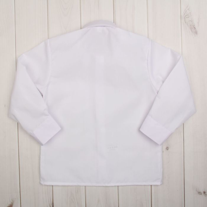 Сорочка для мальчика, нарядная с галстуком, рост 98-104 см (27), цвет белый 1181