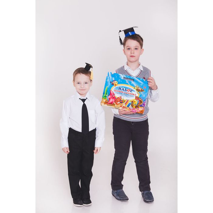 Сорочка для мальчика, нарядная с галстуком, рост 98-104 см (27), цвет белый 1181