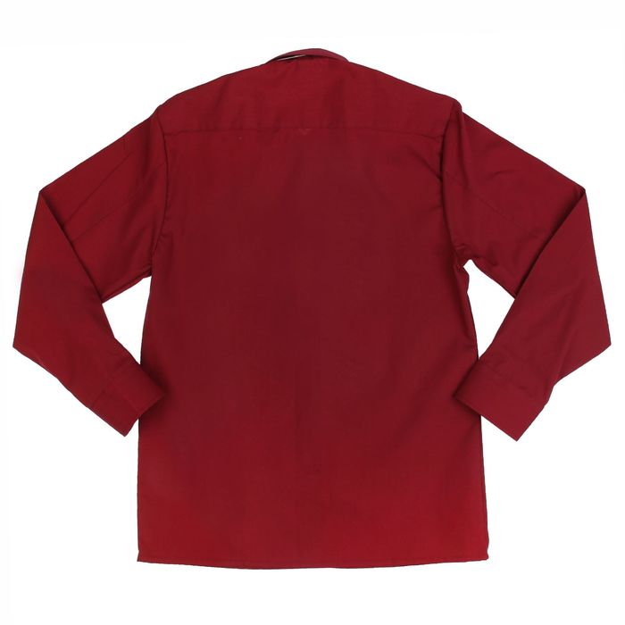 Сорочка для мальчика, нарядная с галстуком, рост 122-128 см (31), цвет бордо 1181А