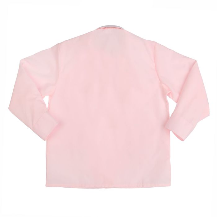 Сорочка для мальчика, нарядная с галстуком, рост 86 см (25), цвет светло-розовый 1181_М