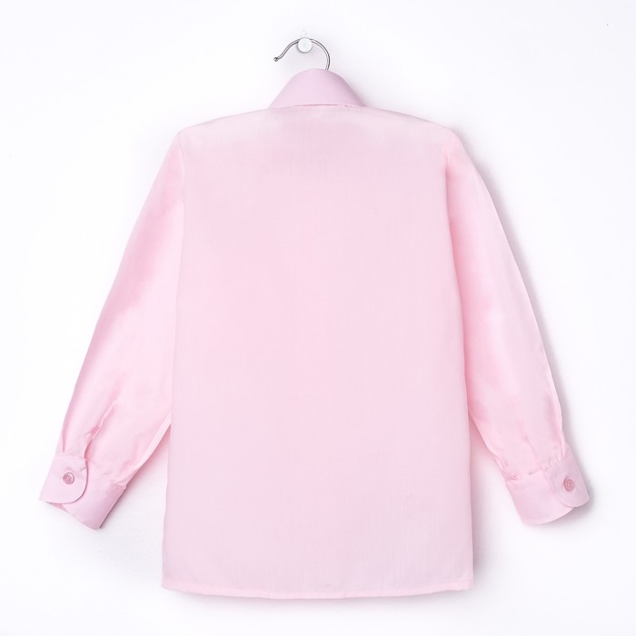 Сорочка для мальчика, нарядная с галстуком, рост 110-116 см (28), цвет светло-розовый 1181 192085