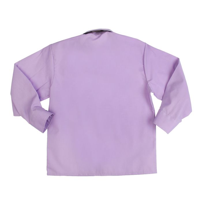 Сорочка для мальчика, нарядная с галстуком, рост 98-104 см (27), цвет сиреневый 1181