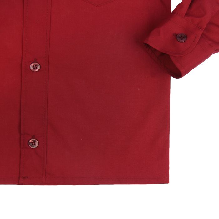 Сорочка для мальчика, рост 98-104 см (26), цвет бордо 181