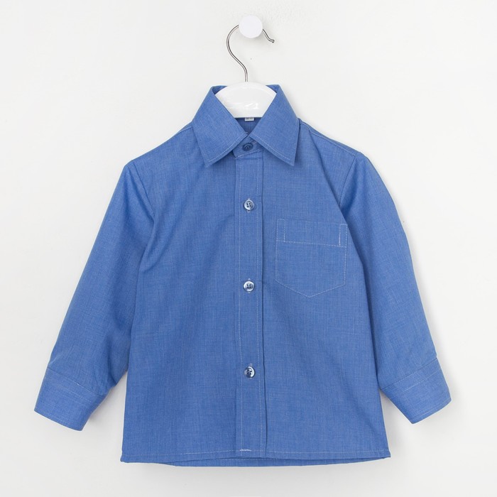 Сорочка для мальчика, рост 86 см (25), цвет океан 181_М