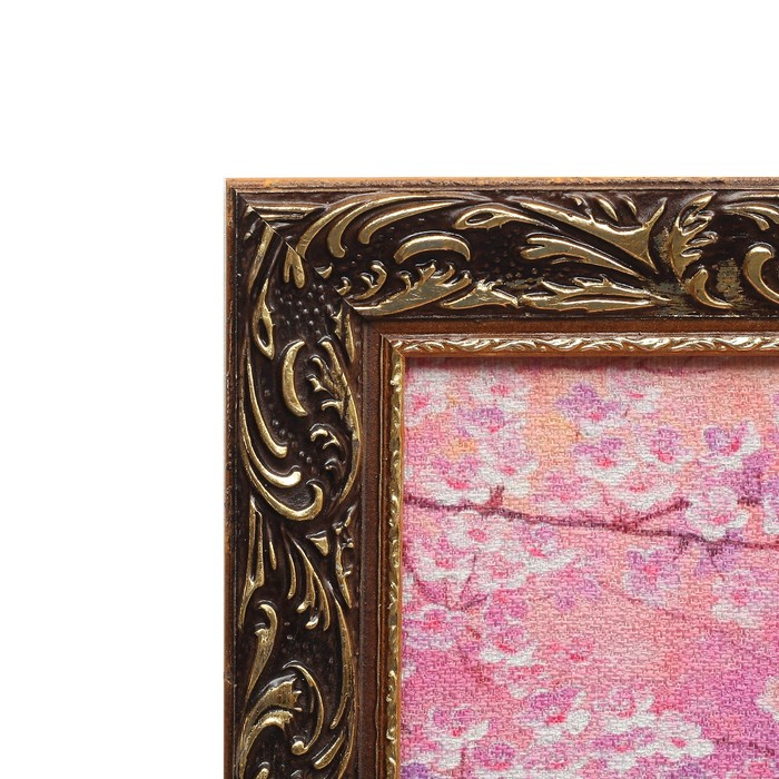 Гобеленовая картина "Лебеди" рама микс