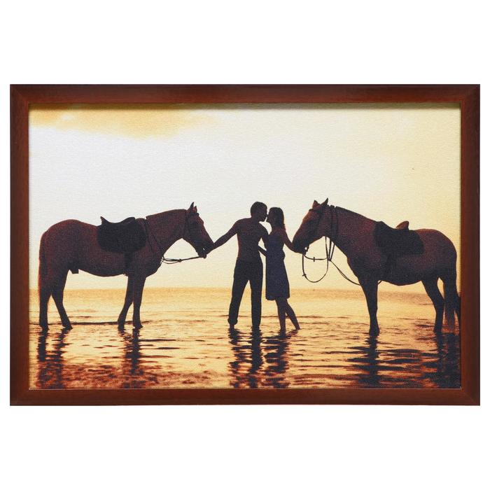 Гобеленовая картина "Прогулка на закате"