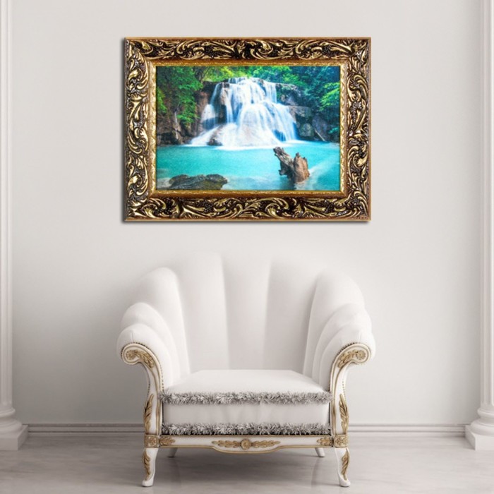 Гобеленовая картина "Лесной водопад"