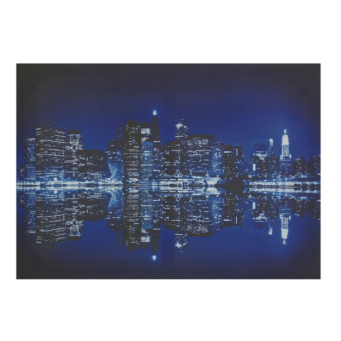 Картина на подрамнике "Ночной Нью-Йорк"