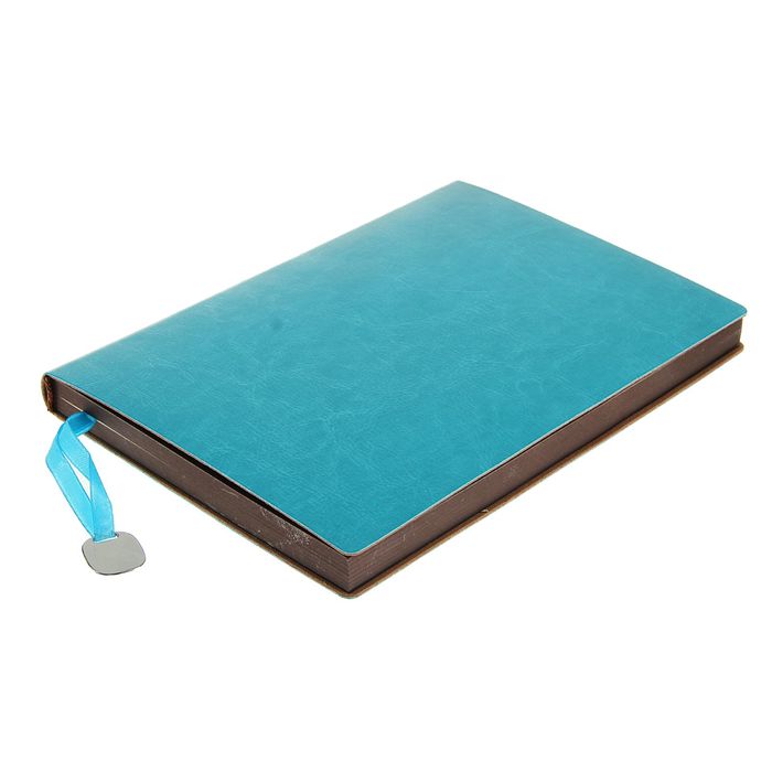 Ежедневник недат А5 120л кл,карта на форзаце,ляссе,обл пвх лайт Классика тонир срез МИКС