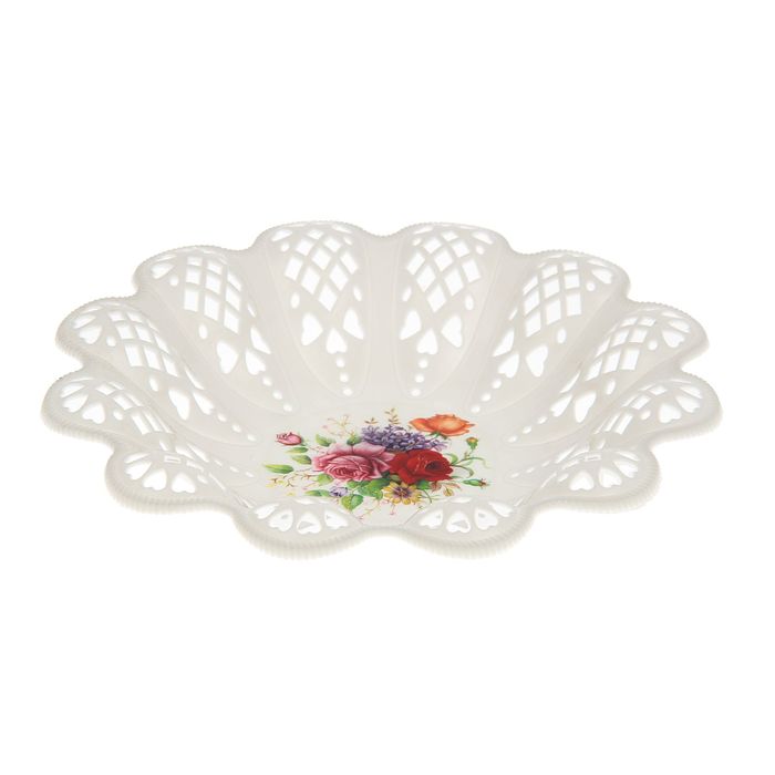 Ваза для хлеба и фруктов 26 см "Кубань", цвета МИКС