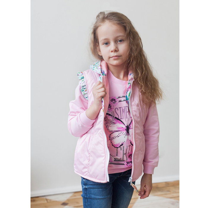 Жилет для девочки "ОЧАРОВАНИЕ", рост 104 см, цвет розовый 8 вида 27