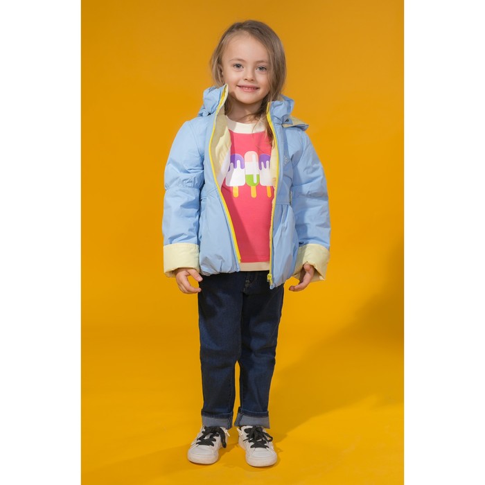 Куртка для девочки "РОМАНТИКА", рост 80 см, цвет голубой 5 вида 01_М