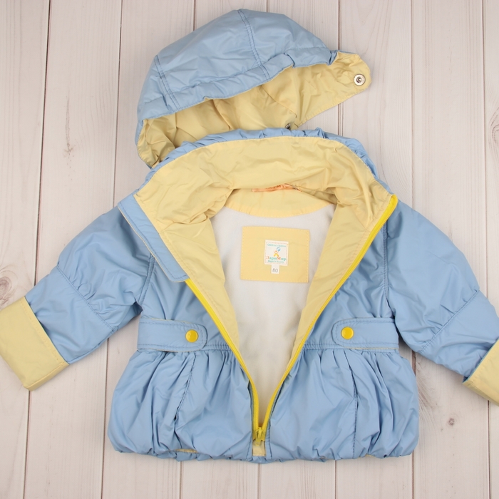 Куртка для девочки "РОМАНТИКА", рост 80 см, цвет голубой 5 вида 01_М