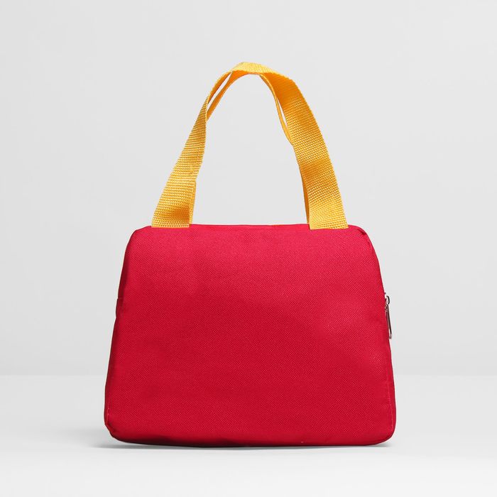 Сумка детская на молнии, 1 отдел, наружный карман, цвет жёлтый/красный