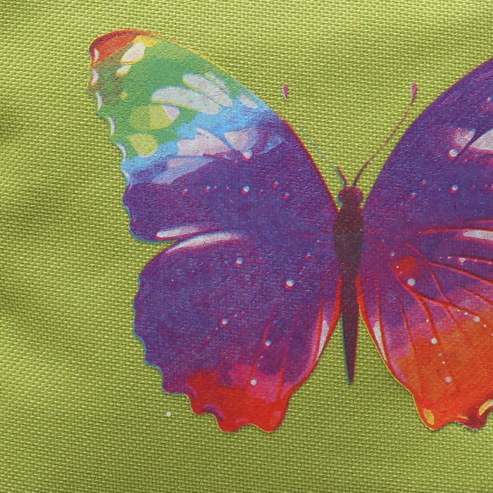 Сумка детская на молнии, 1 отдел, наружный карман, цвет розовый/салатовый