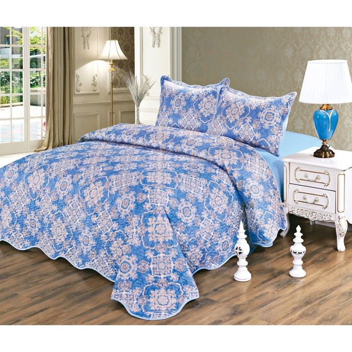 Комплект Zumrut, покрывало 230 × 250 см, наволочки 50 × 70 - 2 шт