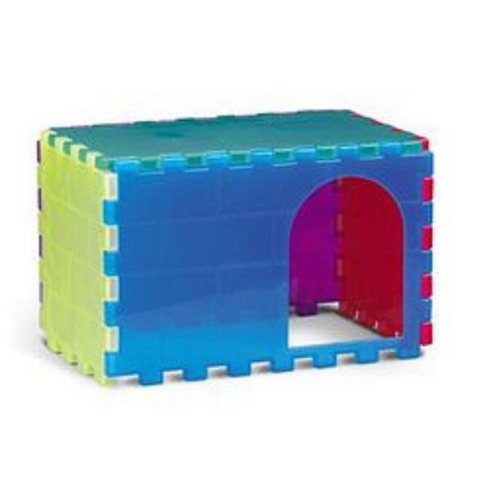 Дом Super Pet "Вафля" для грызунов, разборный, пластиковый, 41.28х23.5х23.5 см