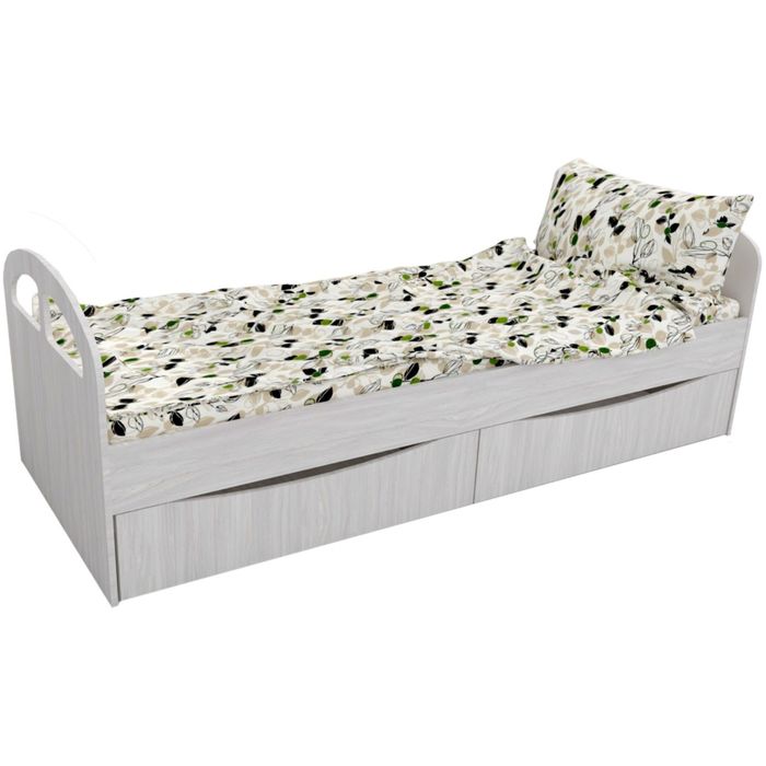 Кровать Альфа 2 Ясень шимо светлый