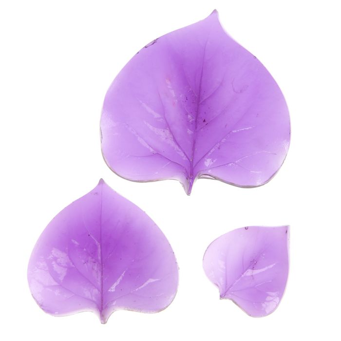 Молд пластик st-0171 "Лист сирени" (набор 3 шт.)