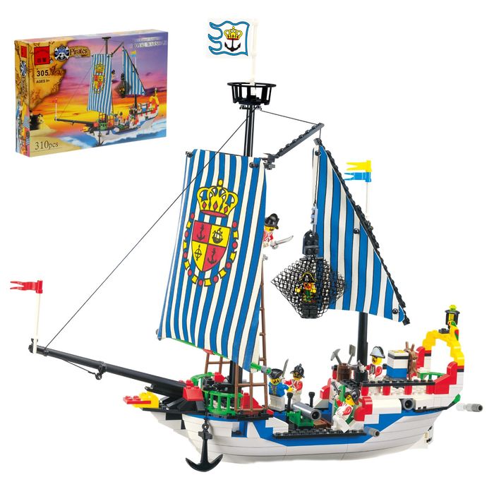 Конструктор «Пиратский флот», 310 деталей
