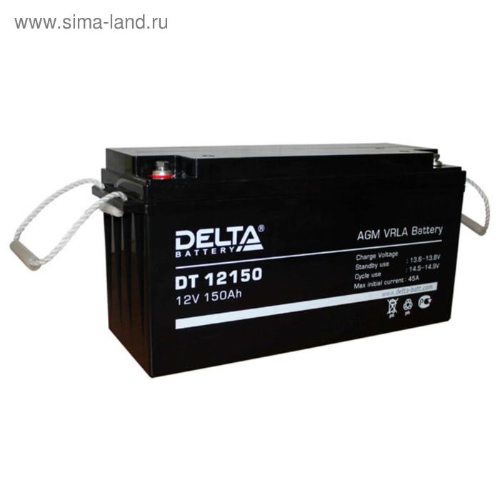 фото Аккумуляторная батарея delta dt12150, 12 в, 150 а/ч