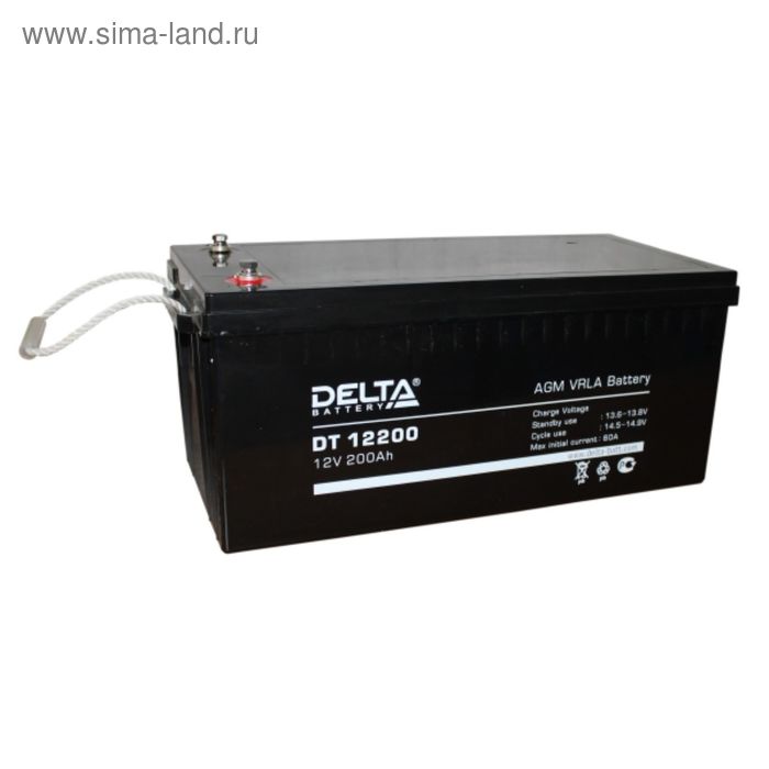 фото Аккумуляторная батарея delta dt12200, 12 в, 200 а/ч