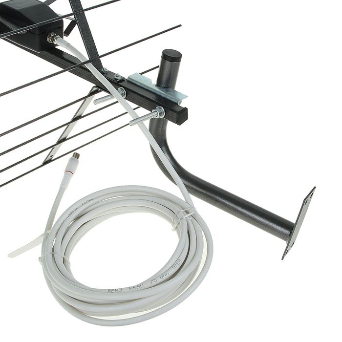 Антенна D-COLOR DCА-707, наружная, активная, 33 дБ, 5 В, DVB-T2, аналог