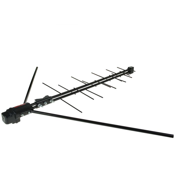 Антенна D-COLOR DCА-718А, наружная, активная, 20 / 22 / 27,5 дБ, 5 В, DVB-T2, аналог