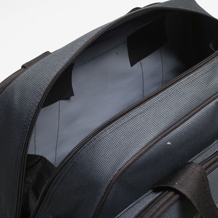 Сумка дорожная на молнии "Саквояж 4", 1 отдел на молнии, наружный карман, цвет серый