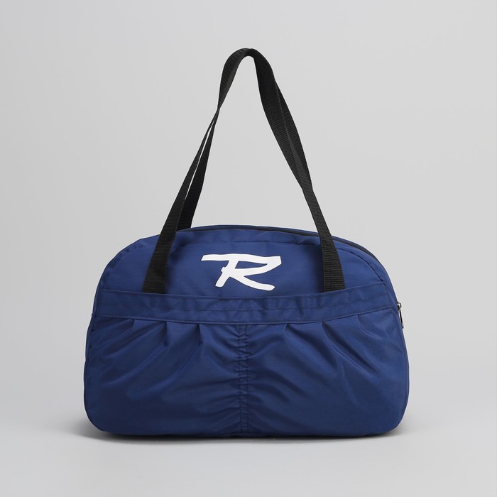 Сумка спортивная на молнии, 1 отдел, цвет чёрный